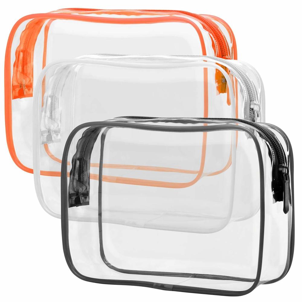 Clear Toiletry Bag - 3 Pack Tsa Approved Toiletry Bag Quart Size Bag, Travel🌹